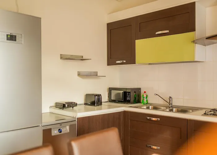 Daire Cozy Semi-central With Free Parking And Workspace Kaloşvar
